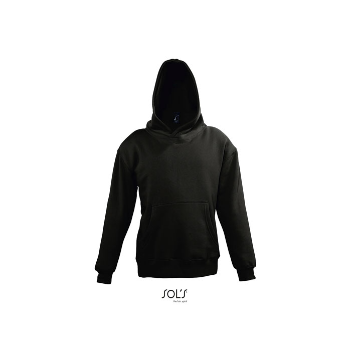 Sweat à capuche publicitaire pour enfant coton 280g SLAM KIDS Noir 1